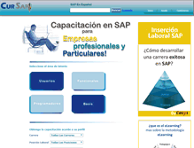 Tablet Screenshot of cursap.com